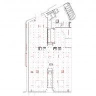 Floor plan of Midland Metropolitan University Hospital by HKS, Cagni Williams and Sonnemann Toon Architects.