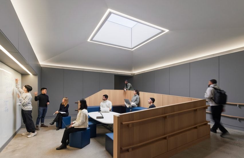 Classroom within the Schwarzman College of Computing by SOM