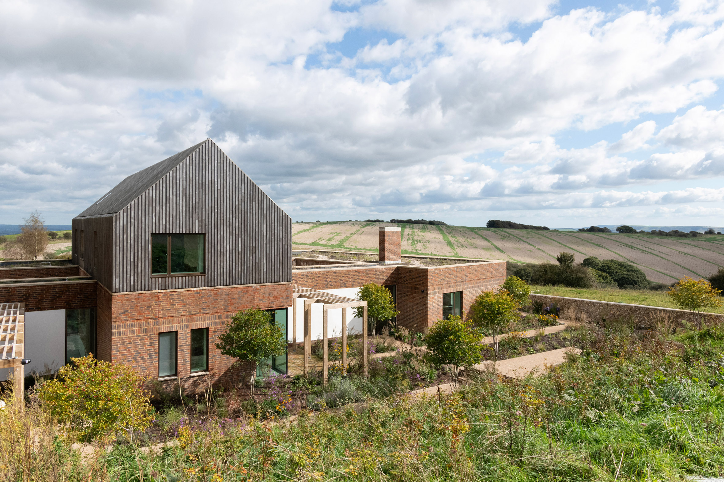 Exterior of New Streat Hill House by BakerBrown Studio