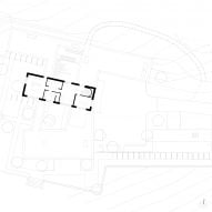 First floor plan of New Streat Hill House by BakerBrown Studio