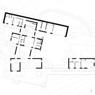 Ground floor plan of New Streat Hill House by BakerBrown Studio