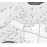 Site plan Lucila Rubio de Laverde school by Nómena