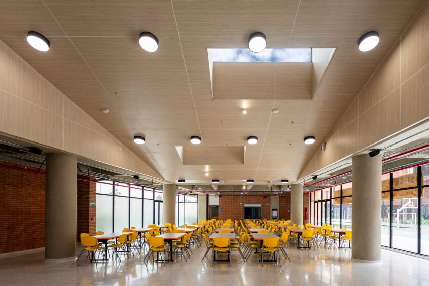 Classrooms of Lucila Rubio de Laverde school by Nómena Arquitectura