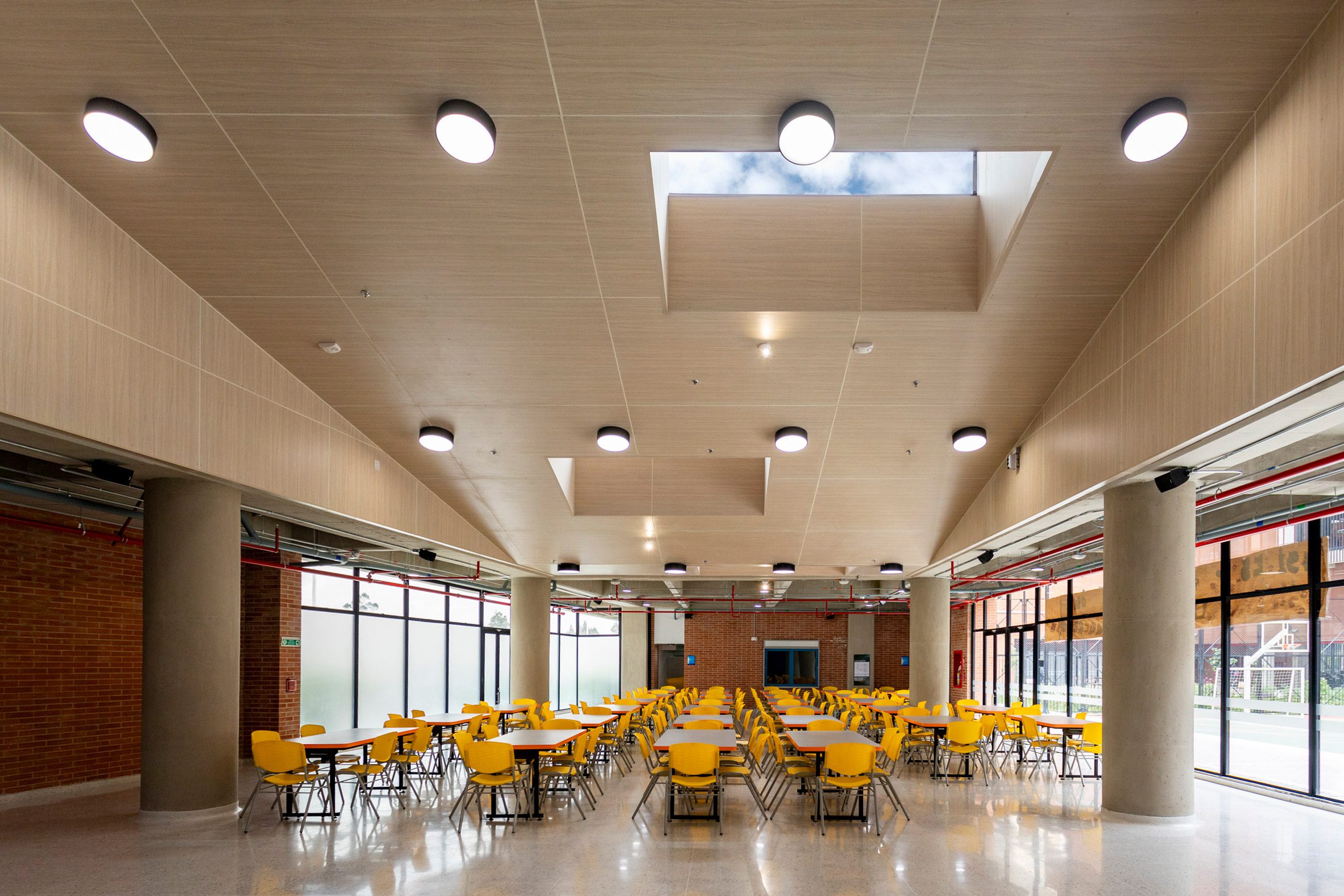 Classrooms of Lucila Rubio de Laverde school by Nómena Arquitectura