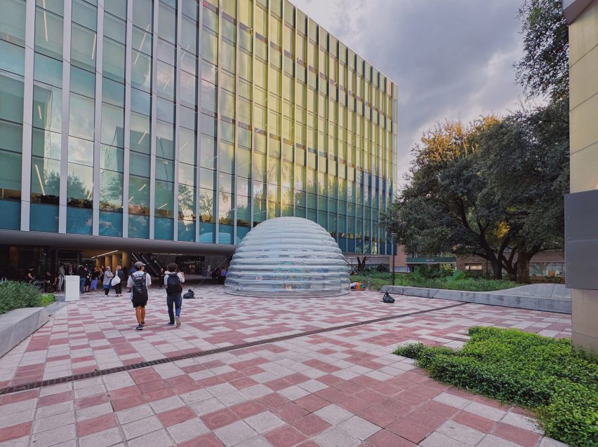 Inflatable classroom at TEC Monterrey