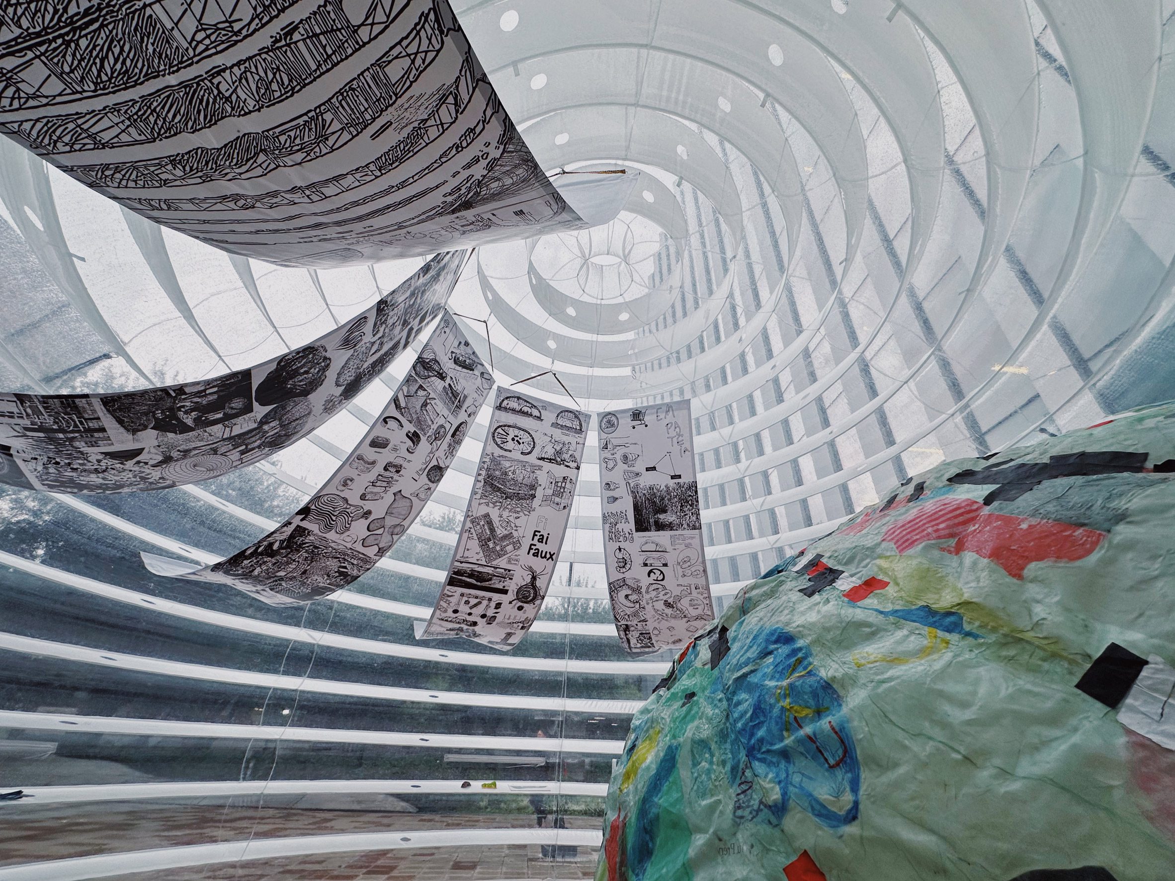 Interior of Monterrey inflatable dome