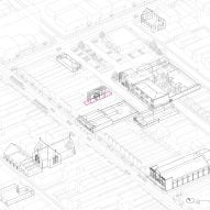 Isometric drawing of Northcote House by LLDS Architects