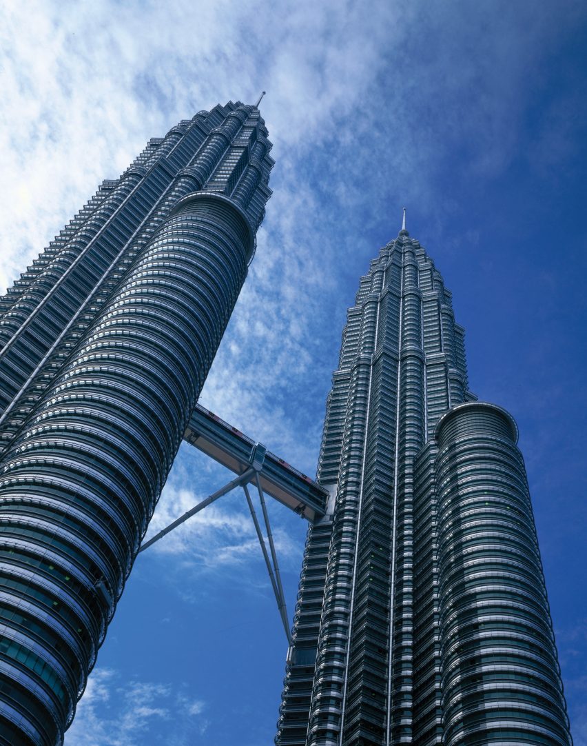 View of Petronas Towers from the ground