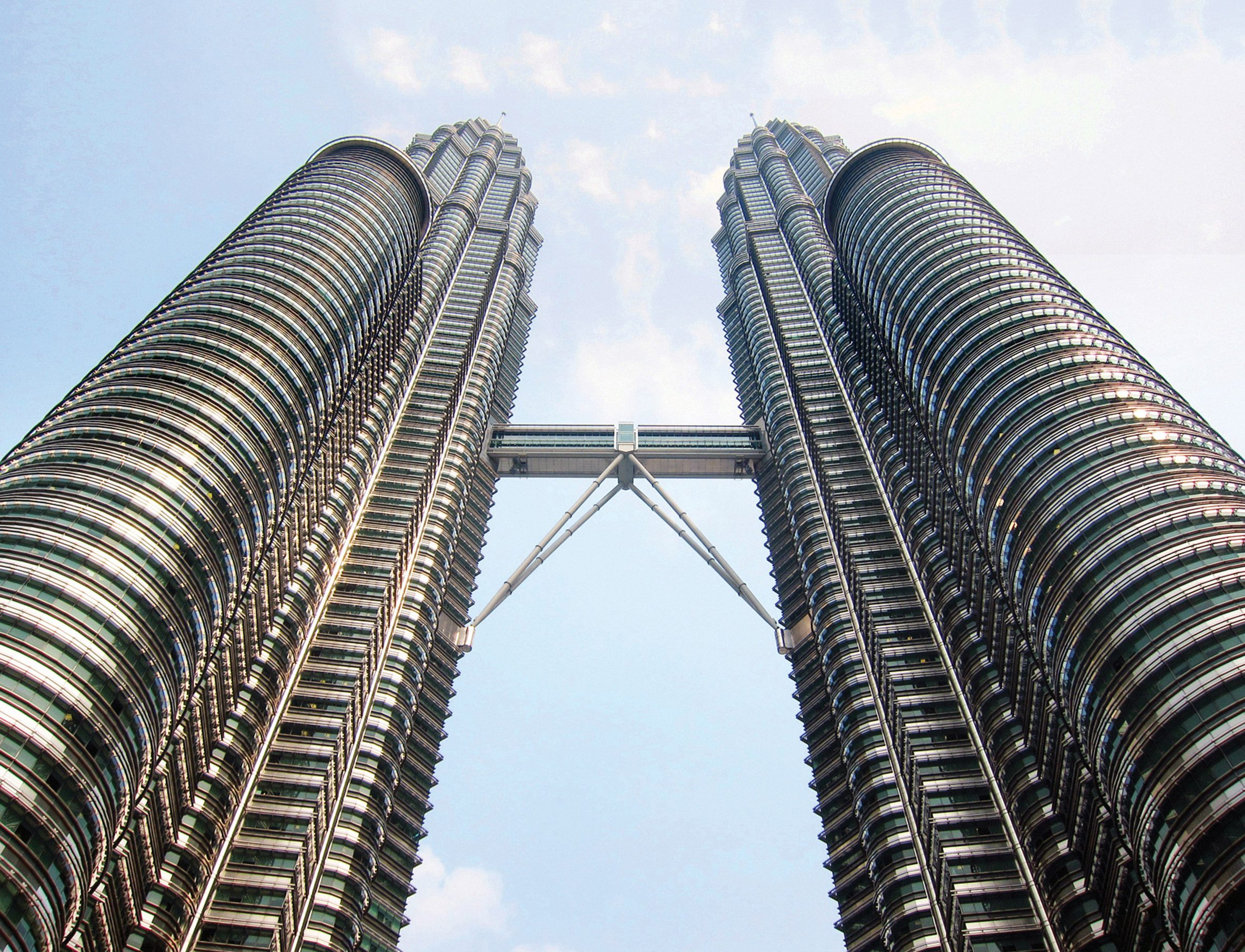 Petronas Towers from the ground floor