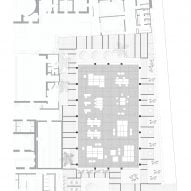 Plan of Espacio Libertad by K+M Arquitectura y Urbanismo