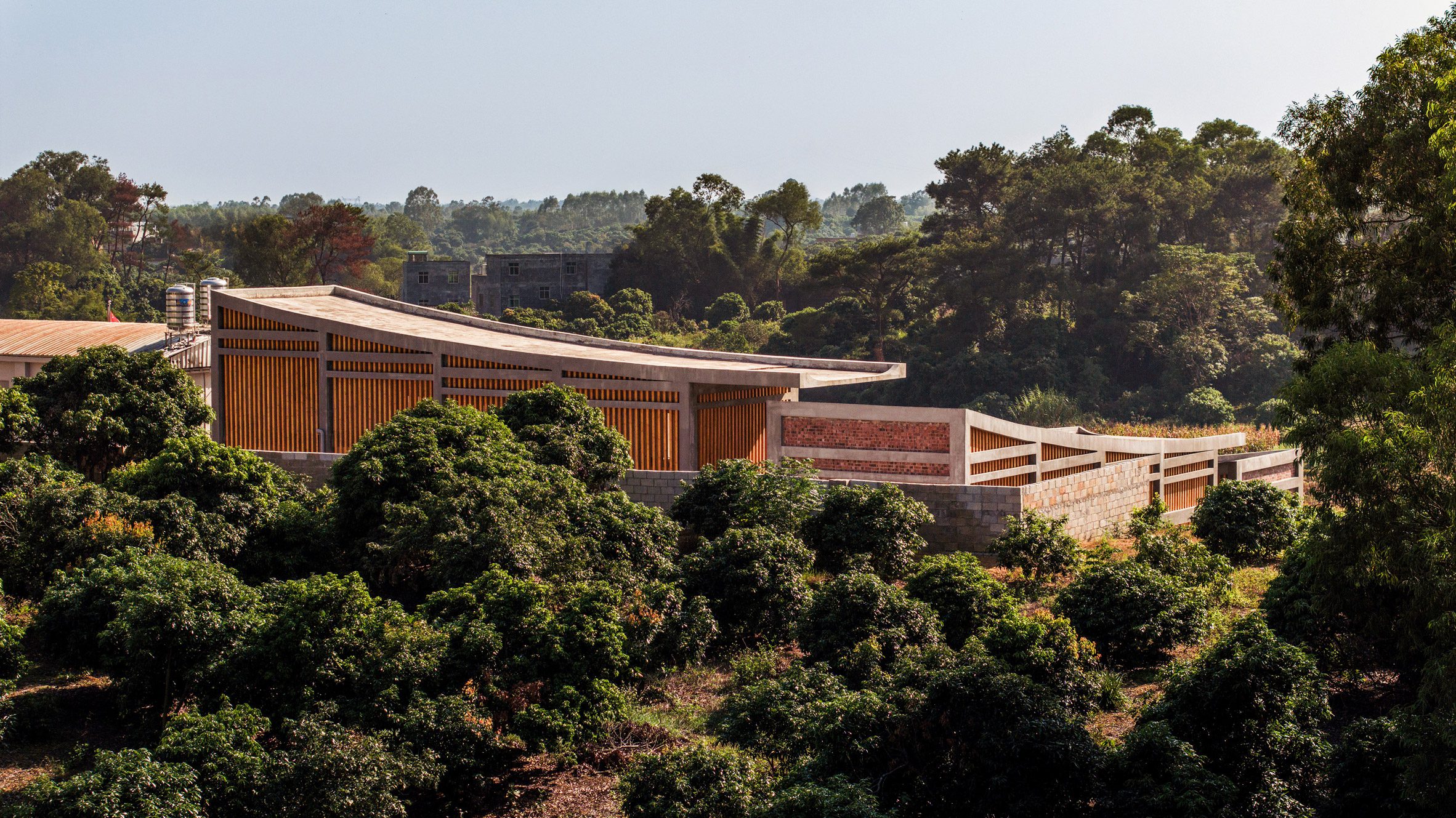 View towards community centre and nursery by Project Mingde