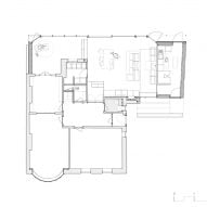 Ground floor plan of Rathdown by Scullion Architects