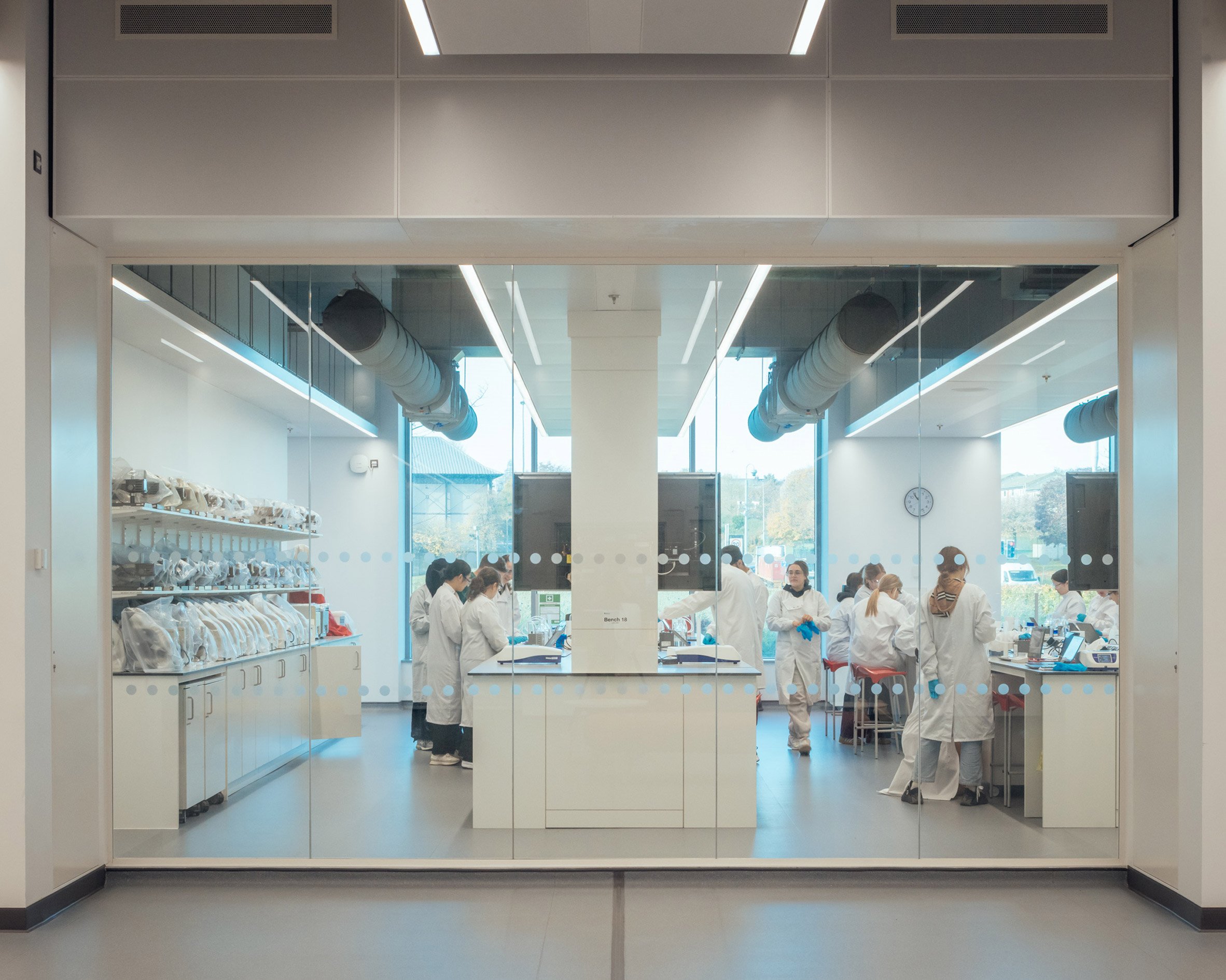 Interior view of University of Aberdeen Science and Teaching Hub