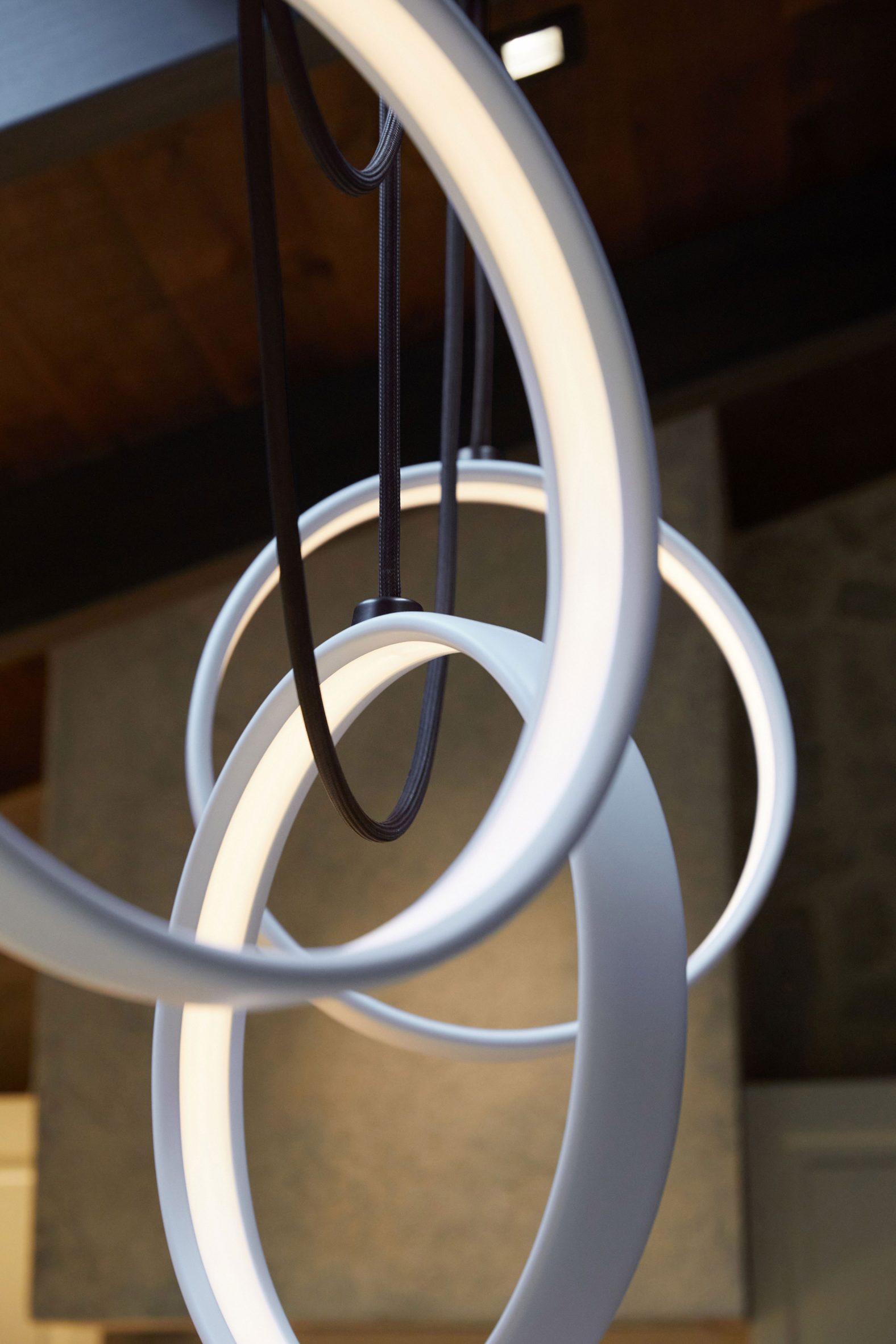 Rings lights by Ted Bradley Studio