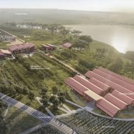 Masterplan diagram of the Rwanda Institute for Conservation Agriculture by MASS Design Studio