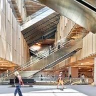 Saint Denis Pleyel station by Kengo Kuma