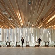 Saint Denis Pleyel station by Kengo Kuma