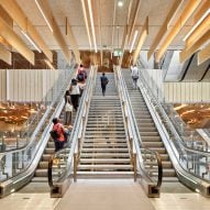 Saint Denis Pleyel station by Kengo Kuma