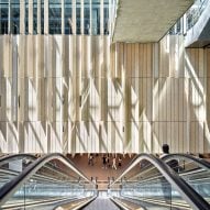 Saint Denis Pleyel station by Kengo Kuma