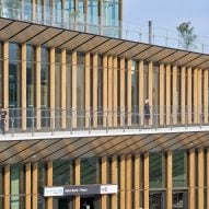 Saint Denis Pleyel station by Kengo Kuma