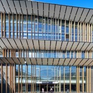 Saint Denis Pleyel station by Kengo Kuma