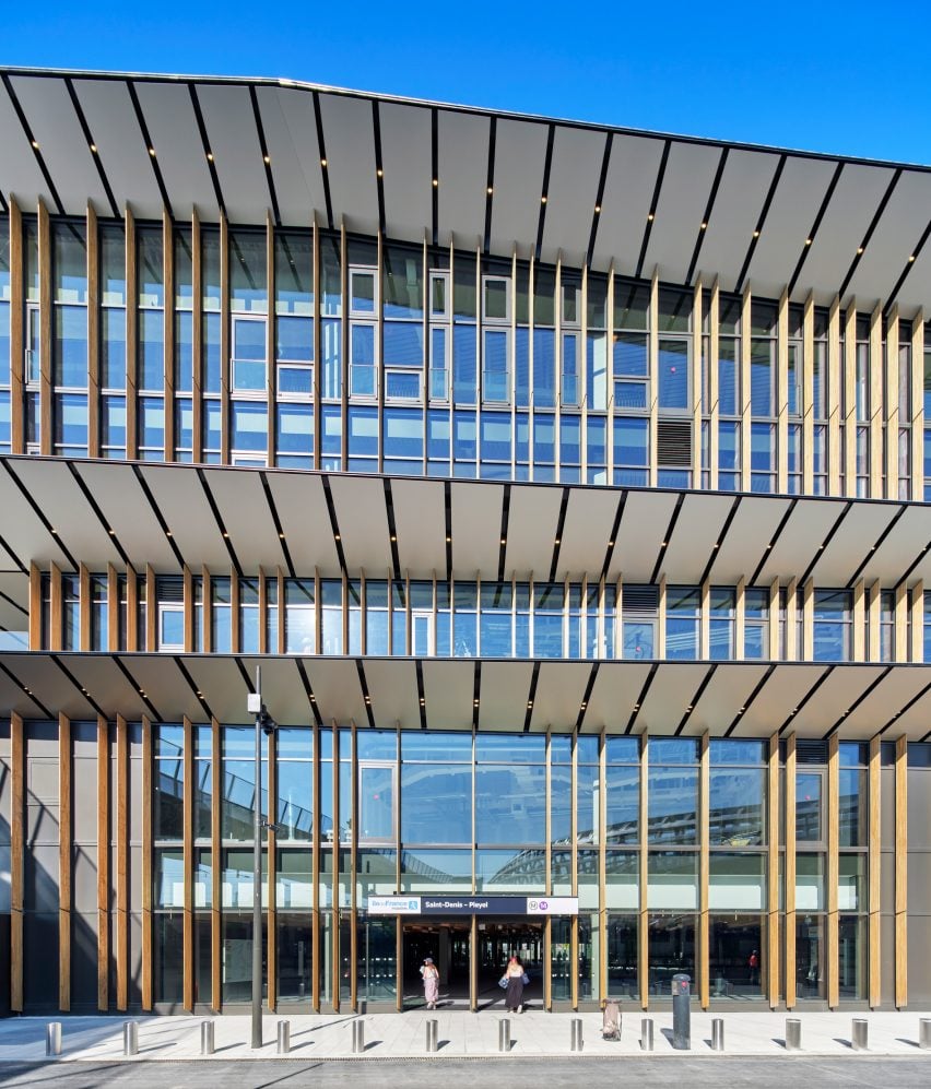 Paris station by Kengo Kuma