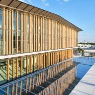 Saint Denis Pleyel station by Kengo Kuma