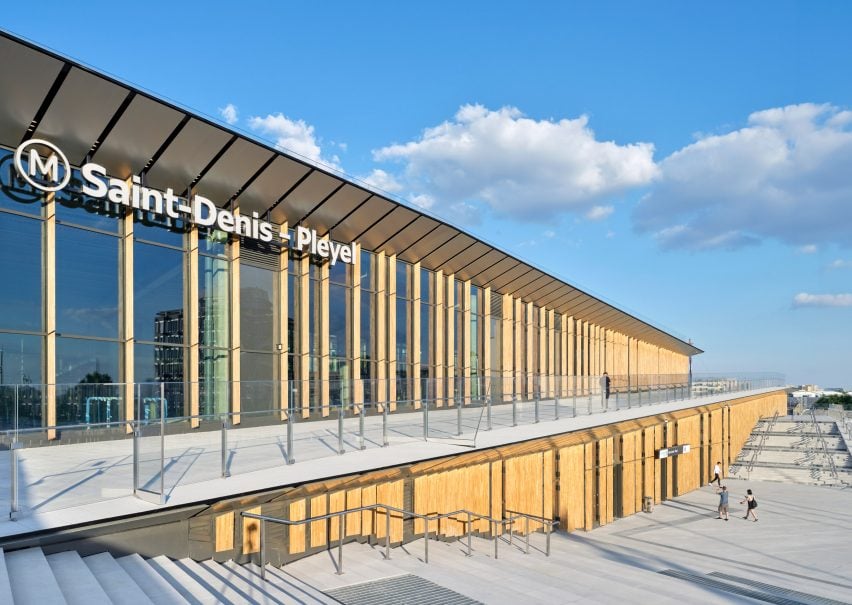 Saint-Denis Pleyel Station exterior