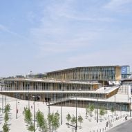 Saint Denis Pleyel station by Kengo Kuma