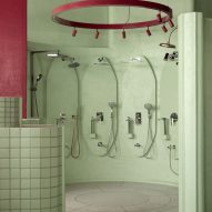 Interiors of Sorbet bathroom showroom in Mumbai by MuseLAB