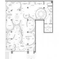 Plan of Sorbet bathware showroom in Mumbai by MuseLAB