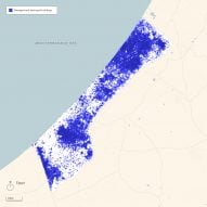 Forensic Architecture creates interactive map to show the "compounding effect" of attacks on Gaza