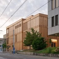 Itten+Brechbühl creates demountable timber sports hall for University of Zurich