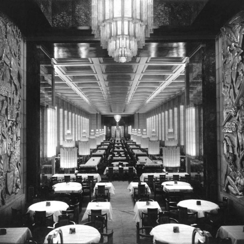 Interior of the SS Normandie