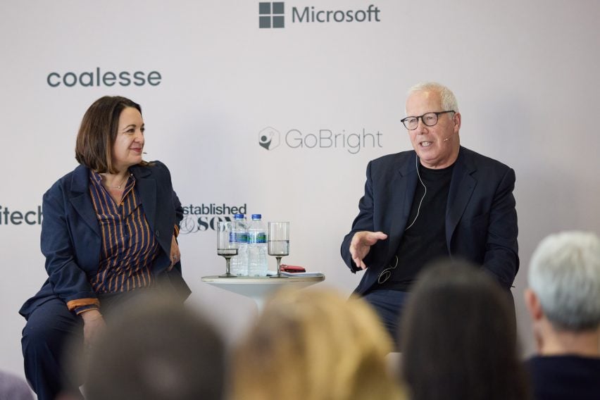 Photo of Jeremy Myerson speaking on a panel