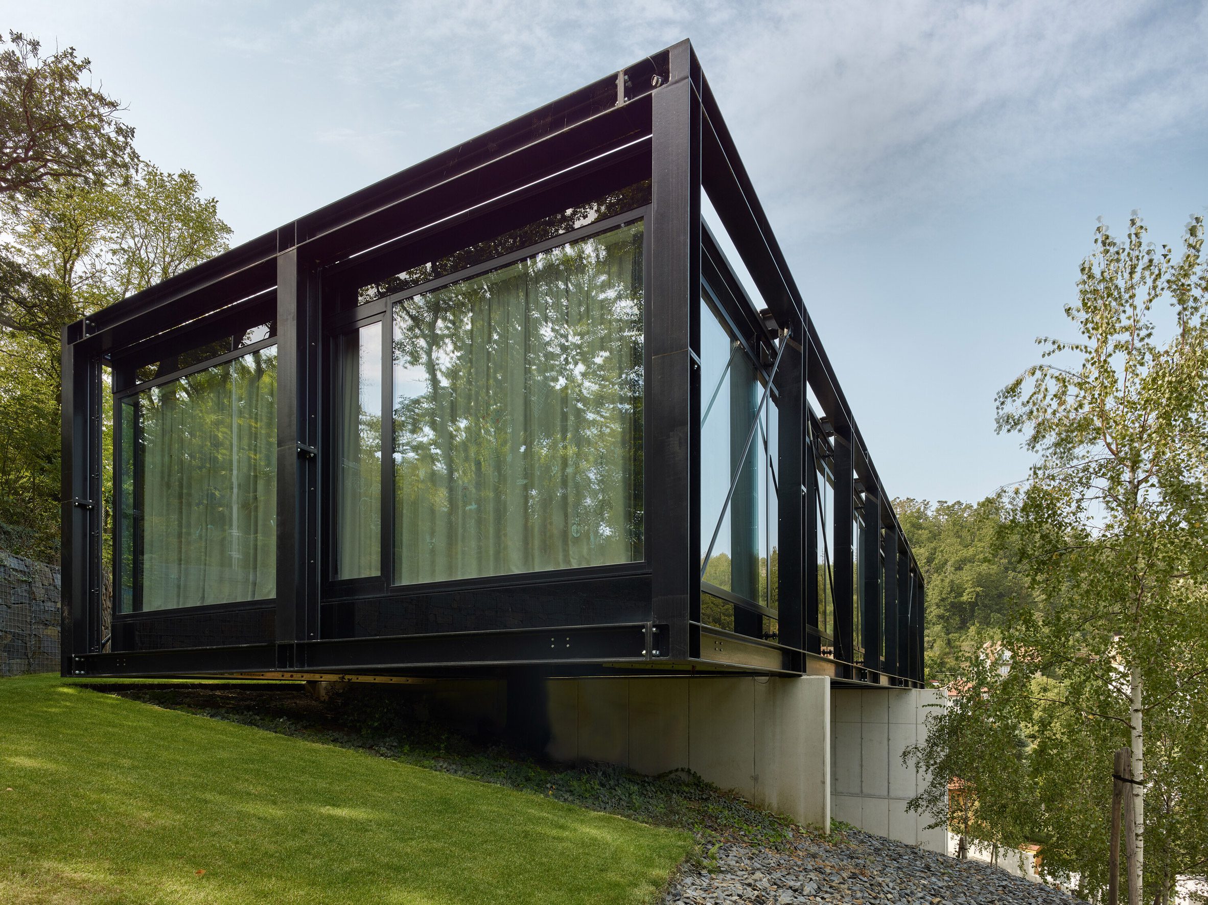 Steelwork of Czech house