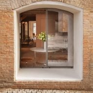 Window opening through into common downstairs area Strandgade apartments