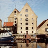 Canalside heritage building Copenhagen