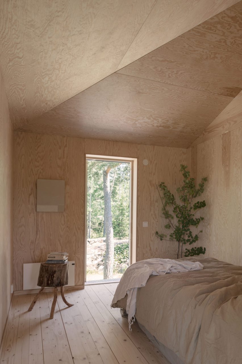 Bedroom in Torö holiday home