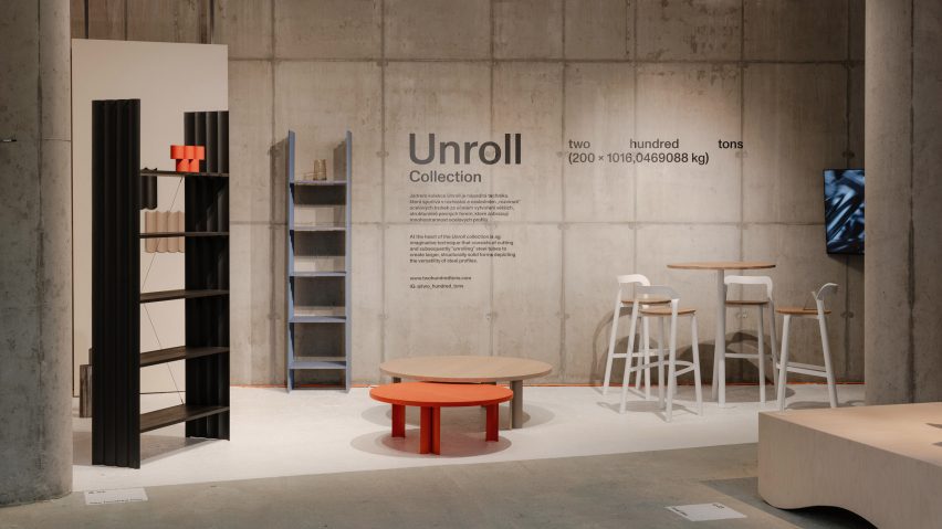 Unroll furniture collection by Two Hundred Tons