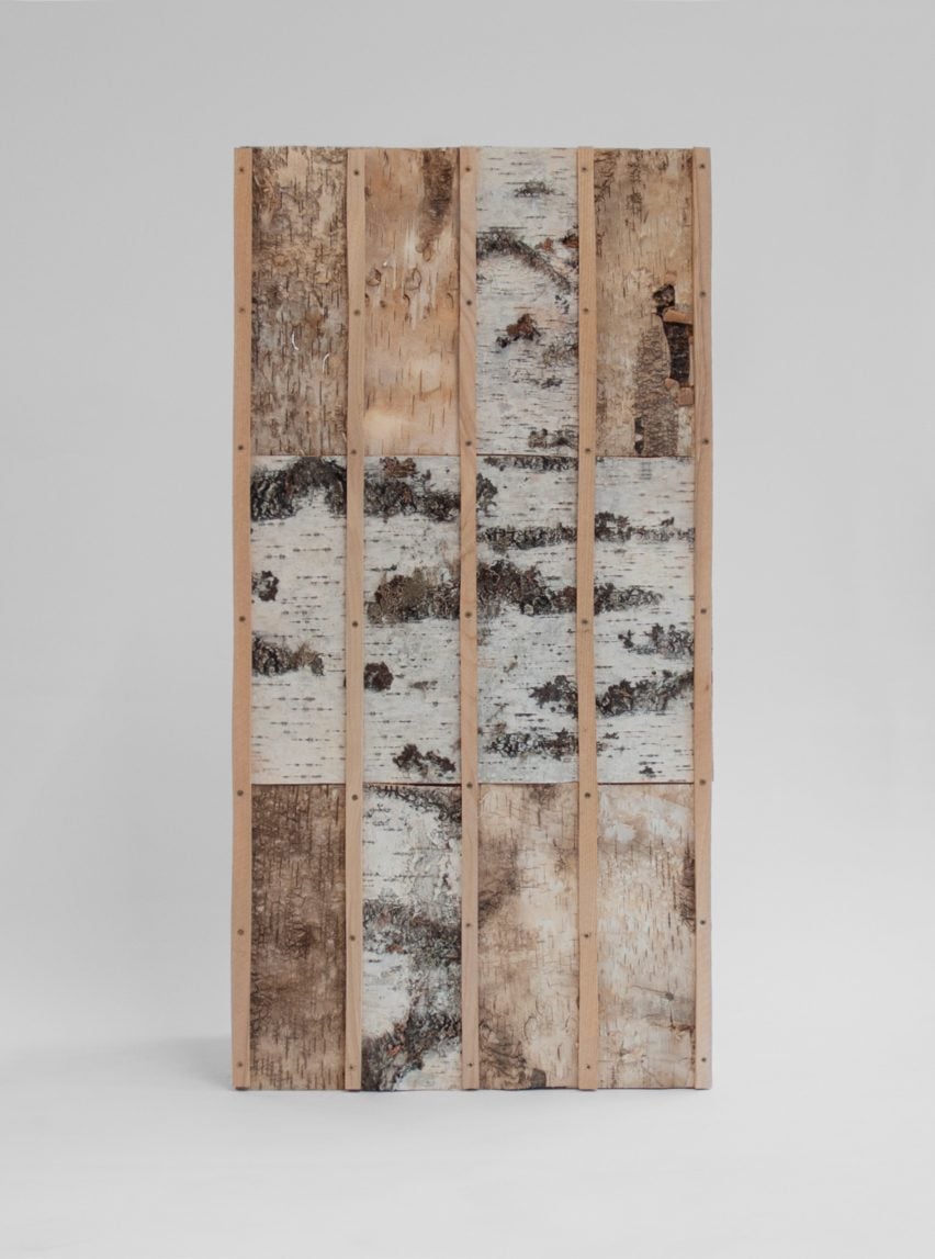 Birch board for V&A Make Good Installation by Material Cultures