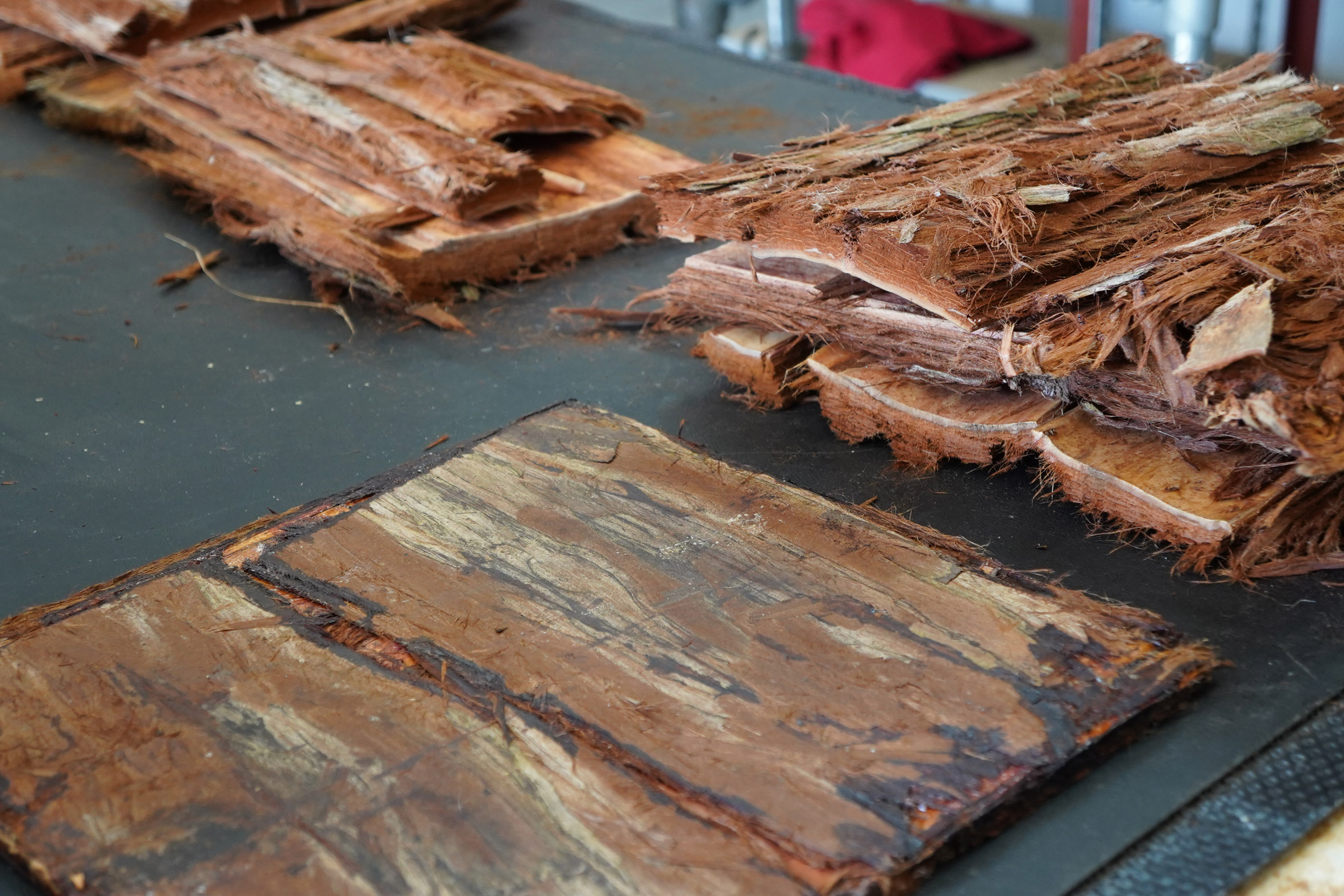 Redwood for V&A Make Good Installation by Material Cultures