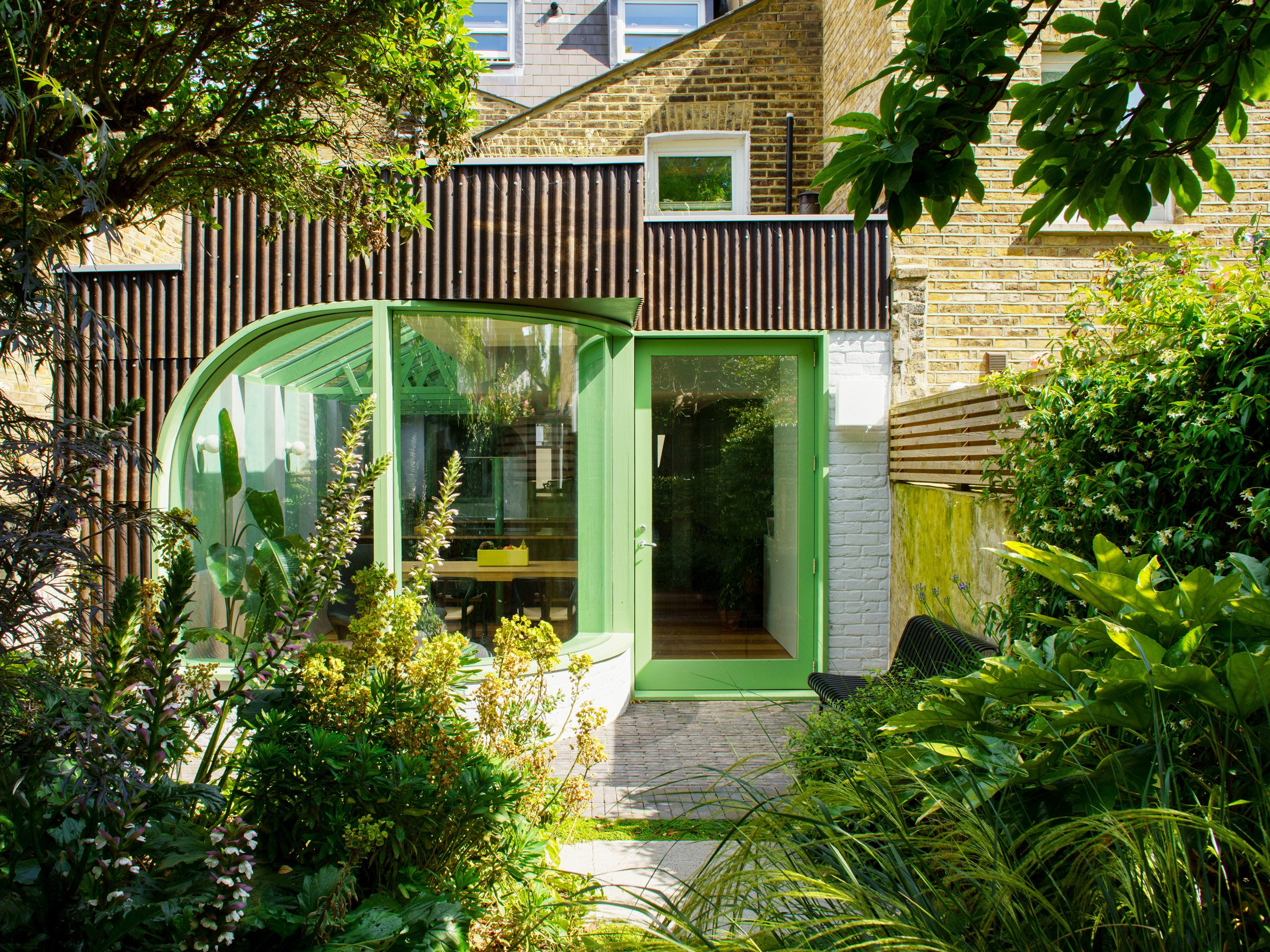 Elevation of Verdant House in London by CAN