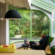 CAN relinks Verdant House with garden using statement green window