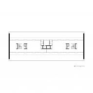 Eighth floor plan of the office building at Lyon Confluence by David Chipperfield Architects