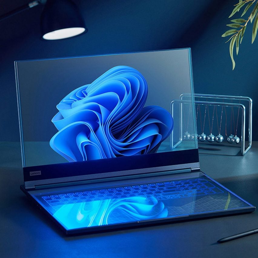 Lenovo's ThinkBook Transparent Display Laptop Concept aka Project Crystal