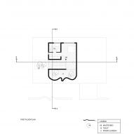 First floor plan Nyori House by 3dor Concepts