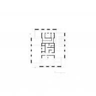 Ground floor plan of the mixed-use high-rise at Lyon Confluence by David Chipperfield Architects