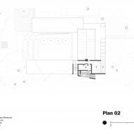 Second Floor Plan Lakeside retreat by Miró Rivera Architects