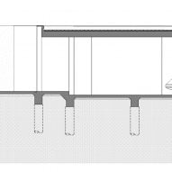 Section of Grey House by Adam Kane Architects